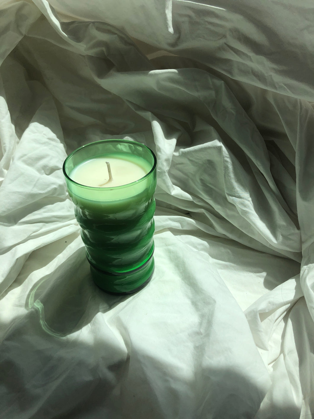green wavy tumbler